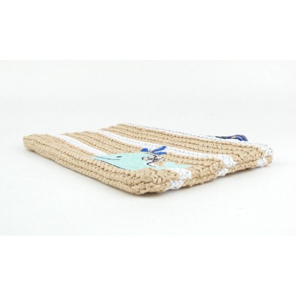 Vera Bradley Fan Flowers Straw Wristlet - Picture 3 of 9